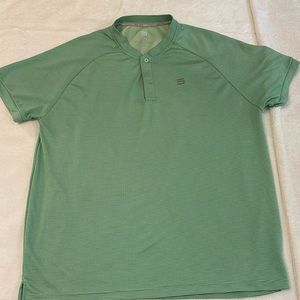 Men’s XL Three Sixty Six collar-less golf shirt